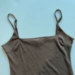 Lulus Danyelle Bodysuit Ribbed Knit Square Neck Spaghetti Strap Size XL Photo 2