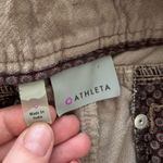 Athleta Roseville Taupe Brown Mini Skirt Velvet Texture Fall Women’s 6 Photo 3