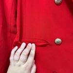 Generation Love  Womens Leighton Crepe Blazer XS NWT $385 Double Breasted‎ Red Photo 1