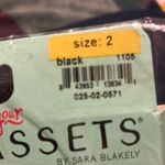 Assets by Sara Blakely Black Tights Size 2 Photo 3