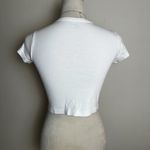 Brandy Melville Y2K Cat Graphic Baby Tee | Cropped Top Small | Ashlyn Kitten Top Photo 1