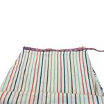 Madewell button slit midi skirt in flecked rainbow stripe Photo 3