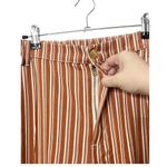 Big Bud Press Western Bell Bottom Pants Women’s Large Striped Retro Cotton Orange Photo 7