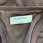 Aritzia  Babaton Coffee Bean Ruched Racerback Dress Brown Size Small Photo 3