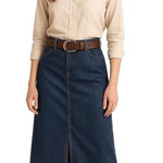 Venezia‎ Jeans Dark Wash Denim Maxi Skirt Women’s 18 Stretch Y2K Blue Photo 0