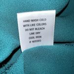 Sami & Jo Womens Blouse Top Shirt Green Pullover Balloon Sleeve V Neck XL Photo 6