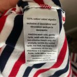 Tommy Hilfiger Tommy Hilfiger Womens Red, White & Blue Shirt Fitted American Top Size Small Photo 3