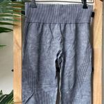 PINK - Victoria's Secret Victoria Secret PINK Rich Acid Wash Grey Seamless Workout Yoga Legging Pants Photo 1