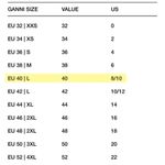 Ganni NWT Shirred Floral Organic Cotton Blend Poplin Blouse Puff Sleeve Blue Photo 10