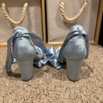 Amazon Blue Satin Heels  Photo 3