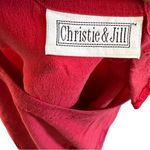 Vintage Christie‎ & Jill Red Top Size M Photo 4