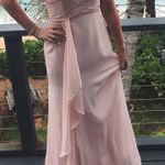 David's Bridal Baby Pink Bridesmaid Dress Photo 2