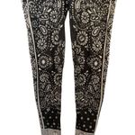 American Eagle Knit Sweater Leggings Gray Bandana Print Ahh-mazingly Soft Size M Photo 1