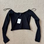 Forever 21  Off-The-Shoulder Long Sleeve Crop Photo 4