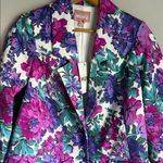 Show Me Your Mumu NEW Ezra Blazer in the Magenta Blooms floral print XS Photo 4