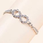 infinity Rhinestone  Bracelet Photo 2