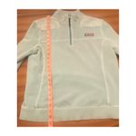 Vineyard Vines Womens Quarter Zip Pullover Sweatshirt Mint Green Size Med Preppy Photo 8