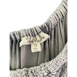 Solitaire Women's Grey 3/4 Sleeve Embroidered Tunic Top Size Plus 1X Photo 4