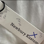 Newbury Kustom White Black Cropped Short Sleeve Smiley Face Tee Medium New with Tags NEW Photo 7