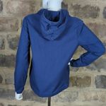 Coldwater Creek Shirt Blue Woman's XS 3/4 Snap Hooded Pull Over Coastal Photo 4