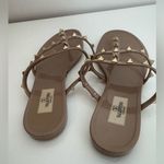 Valentino Garavani Rockstud T-Strap Flat Slide Sandals 39 Photo 6