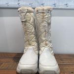 UGG Vibram Women's Snowpeak White Quilted Sheep Skin Snow Winter Boots Sz 6 Photo 2