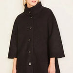 Ann Taylor NWT  black button front cape sz XS/S Photo 0
