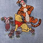 Disney  Parks Winnie the Pooh Embroidered Denim Button Up Shirt 1X NWT Photo 2