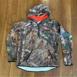 Under Armour  ColdGear Realtree Camo Pullover Hoodie Hooded Sweatshirt Womens L Photo 0