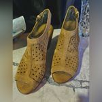 Aerosoles NIB Women's Chi Latte Taupe Suede Open-toe Slingback Heels Size:7 Photo 1