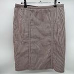 Nanette Lepore Red/Whitte/Blue Striped Pencil Skirt w/Ruffled Lower Panel-Size 4 Photo 4