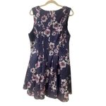 Torrid floral dress with flounce skirt purple sz 20 Photo 1