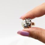 Anatomical Brain and Heart Ring Silver Photo 3