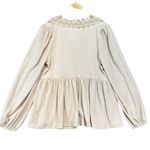 Torrid Super Soft Rib Knit Lace Trim Tie Front Top Plus Size Photo 2