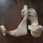 Vince Camuto  suede natural wedge sandals size 9.5 Photo 0