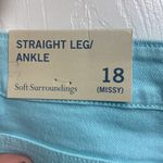 Soft Surroundings New  Aqua Straight Leg Jeans Photo 3