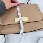 Michael Kors Callie Satchel Crossbody Camel Purse pebble leather Photo 10