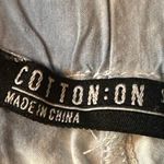 Cotton On  Tie Dye Short Blue White SMALL Eyelet Lace Pockets Comfy Elastic Waist Photo 3