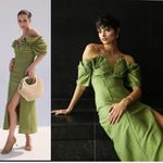 Cult Gaia NWOT  Muna Off The Shoulder Midi Dress Size 4 /Small Photo 2