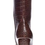 Chinese Laundry New Forester Western Boot In Dark Chocolate Brown Crocodile Photo 3