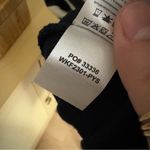 FAHERTY Cotton Sport Jersey Tee Strriped Navy White Size Medium Flared Sleeve Blue Photo 7