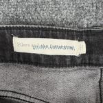 Pilcro and The Letterpress Jeans Womens 32x26.5 Black High Rise Flare Fray Hem Photo 6