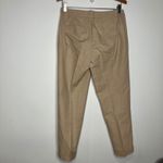 Loft  Julie textured tan cream trousers dress pants womens size 2 business casual Photo 5
