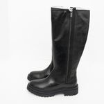 Geox  - Iridea Black Leather Knee-High Boots Size 8 Photo 6
