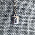 CHAPS  Turquoise Beaded Pendant Necklace Western Boho Silver Rope Statement‎ Photo 2