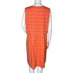 Tommy Hilfiger Dress Womens 18 Orange Sheath Dress Chevron Party Office Preppy Photo 3