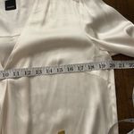 Pinko Silk Satin Stretch Cream V Photo 5