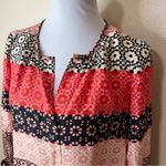 Derek Lam  10 Crosby silk boho peasant long sleeve Carnation blouse 6 Photo 3