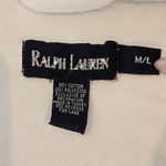 Ralph Lauren White Hooded Robe With Pink Horse Logo Photo 4