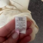 Talbots ‎ Woman Size XL Beige Knit short sleeve V Necktie elegant Shirt Photo 5